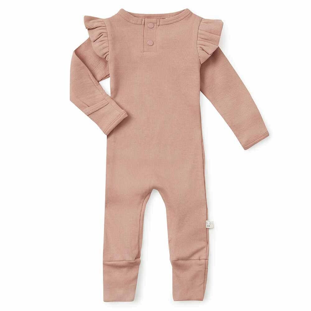 Rose Organic Cotton Growsuit