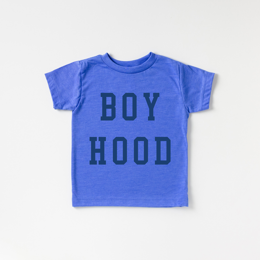 Boy Hood Tee Heather Blue