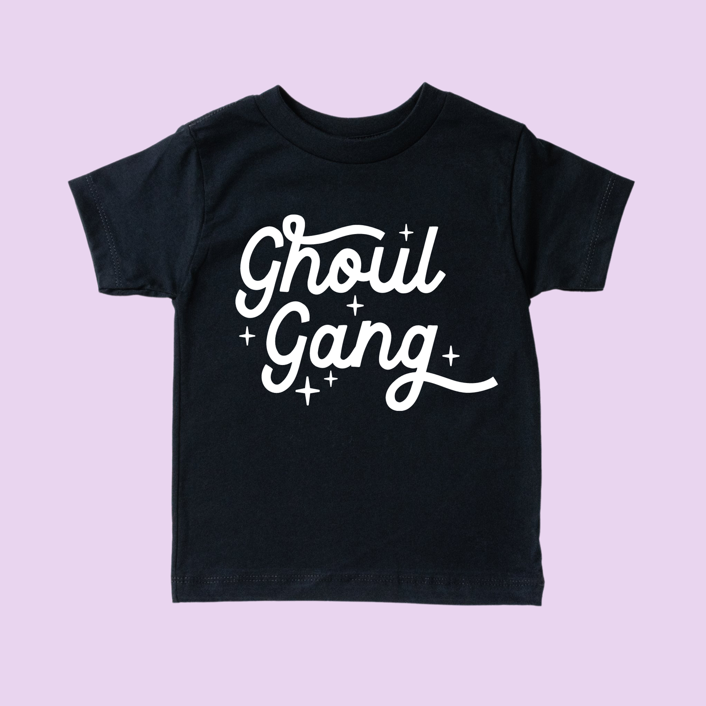 Ghoul Gang Halloween Tee/Pink