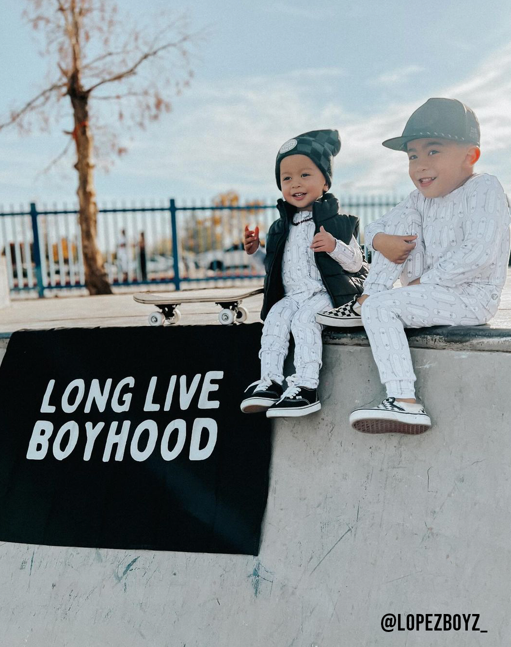 Long Live Boyhood Banner | Boys Room Fabric Wall Sign: Original 36x26"