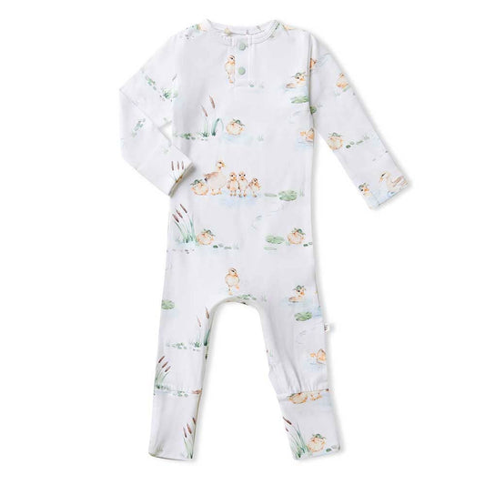 Duck Pond Organic Cotton Growsuit