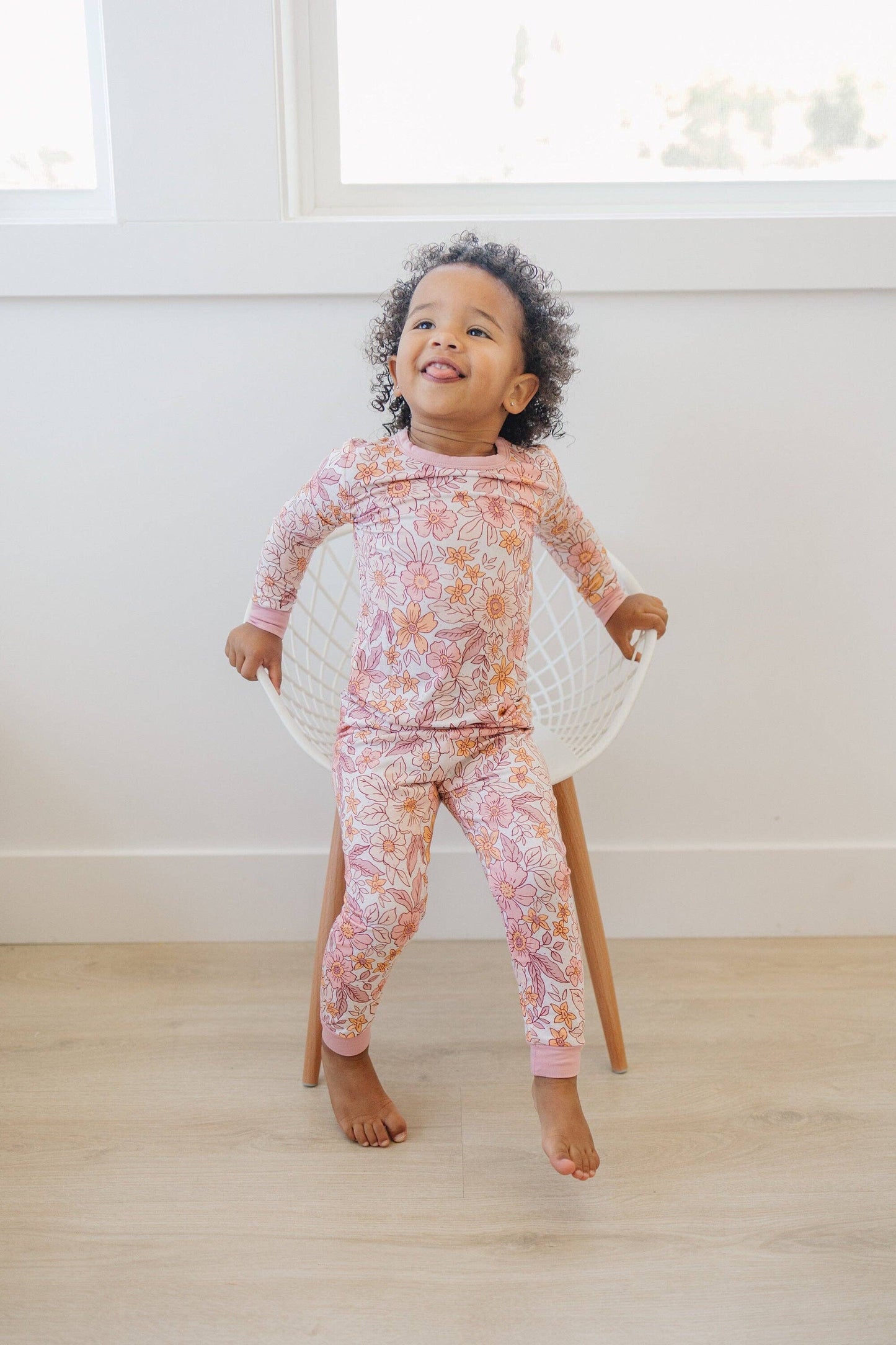 Blush Blooms Bamboo Pajamas