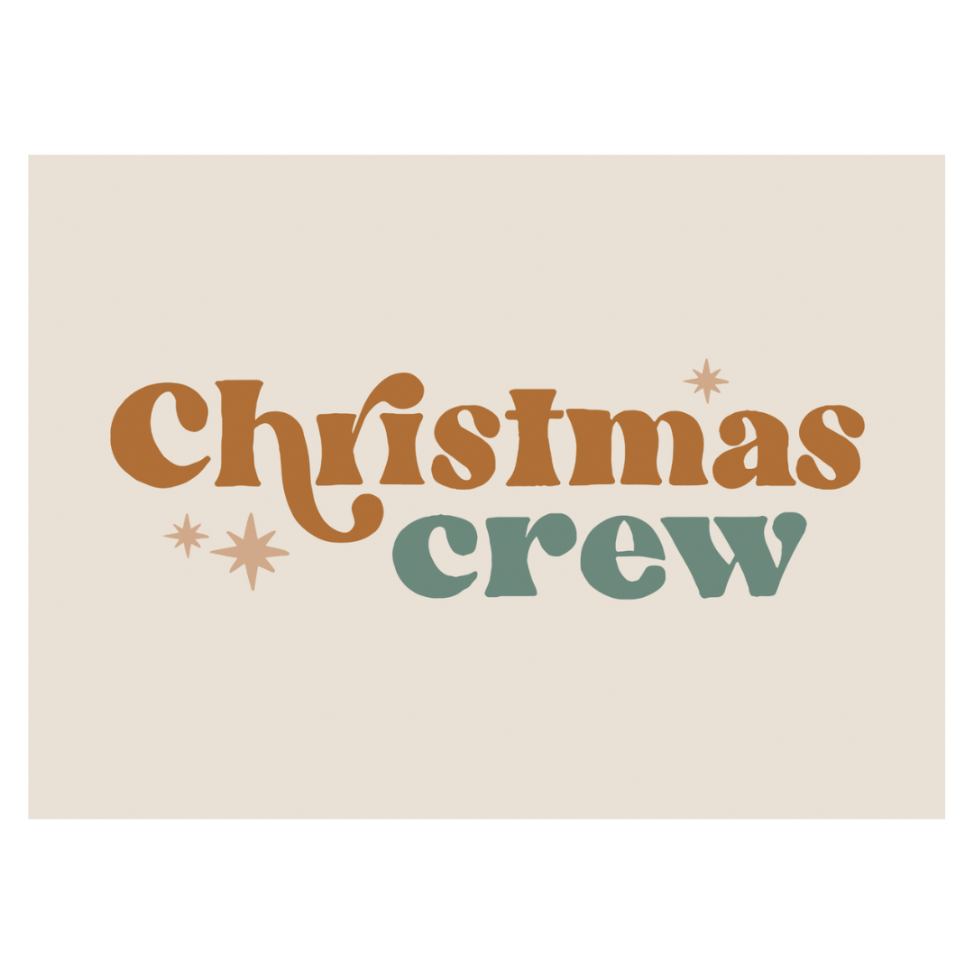 Christmas Crew Banner 36x26"