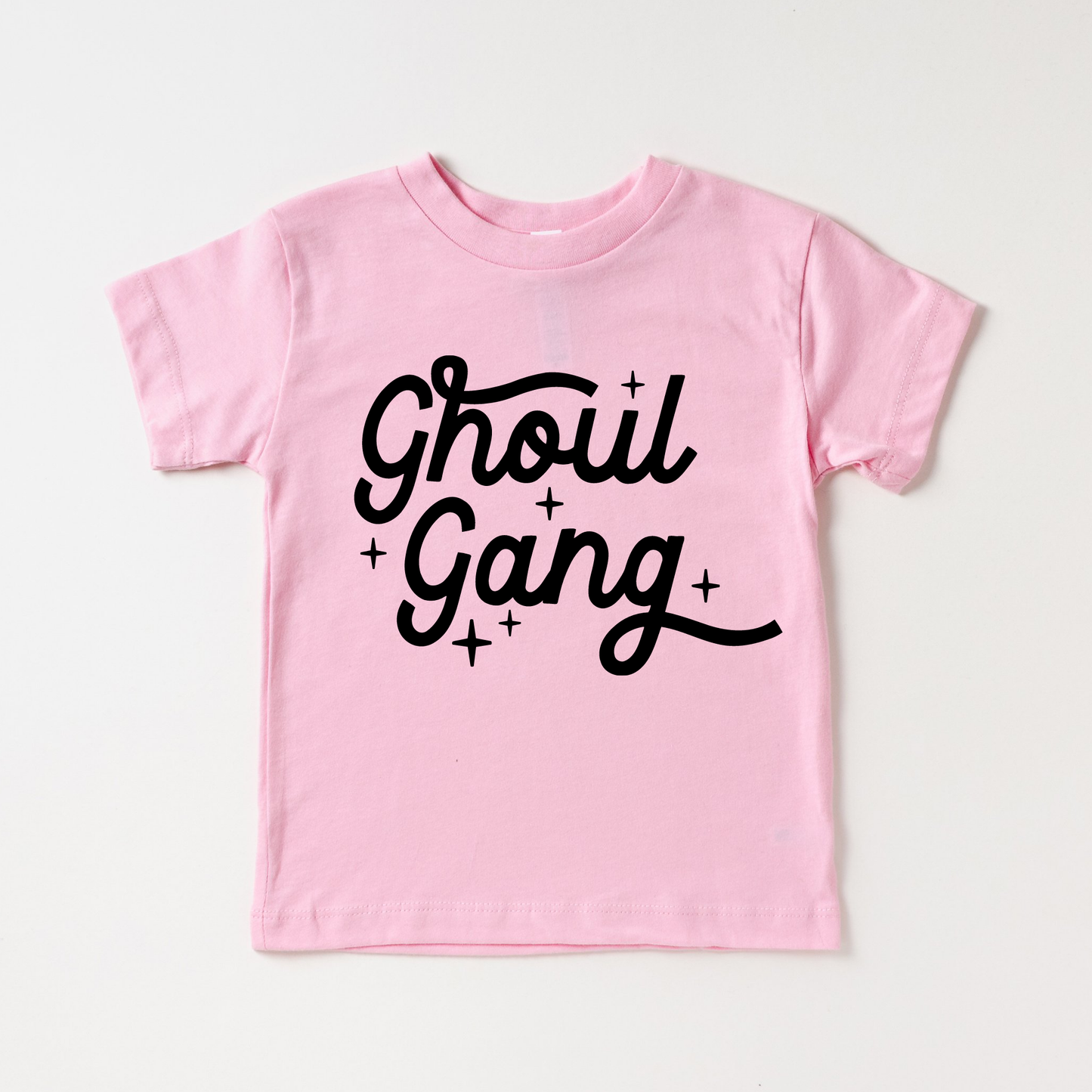 Ghoul Gang Halloween Tee/Pink